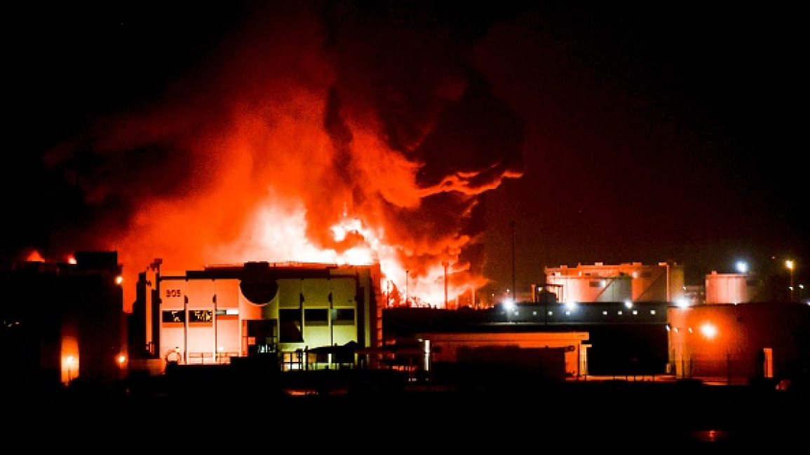 Saudi Aramco's Jeddah Fuel Storage Attacked By Yemani Houthis